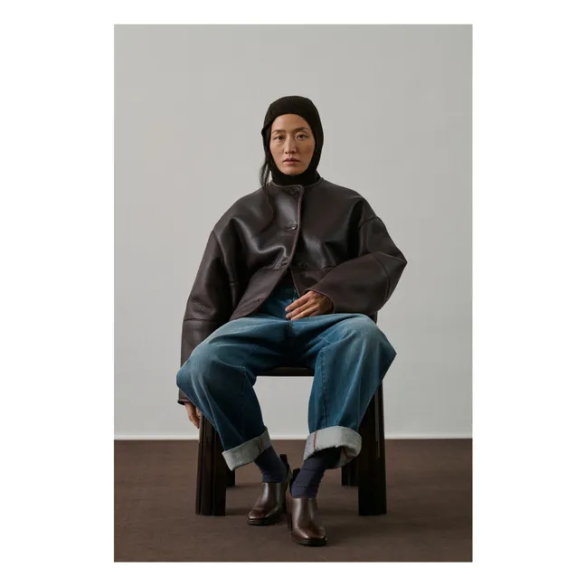 Southern balaclava Merino wool | Chocolate