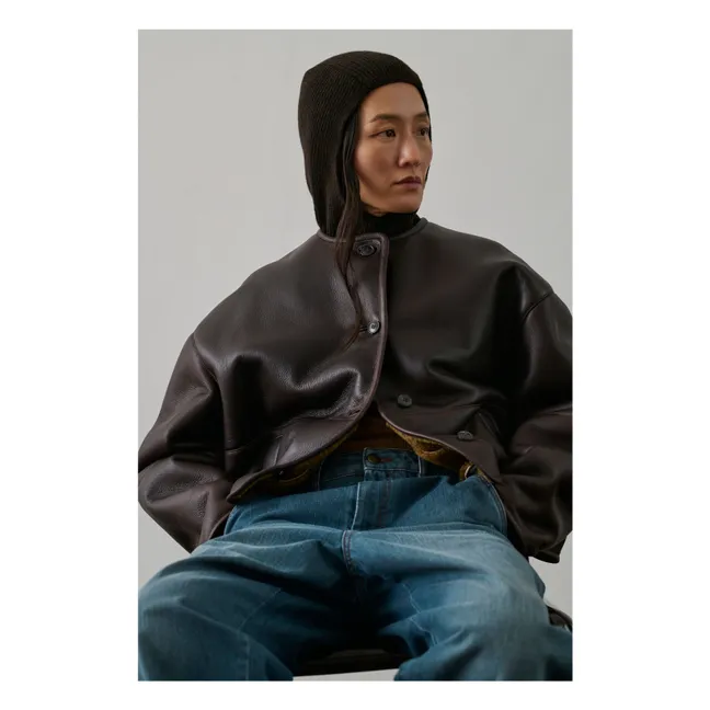 Southern balaclava Merino wool | Chocolate