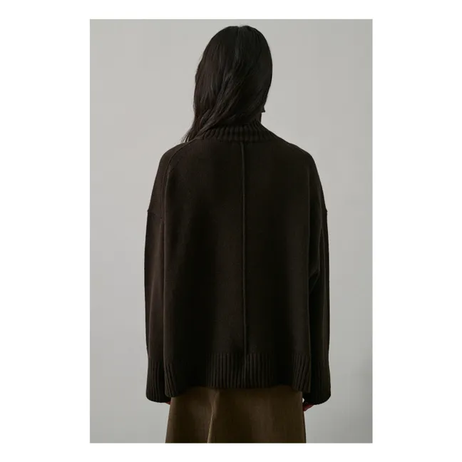 Jersey William de lana merina | Chocolate