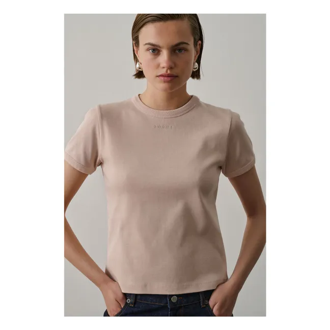 T-shirt Aristide Coton Bio | Rose pâle