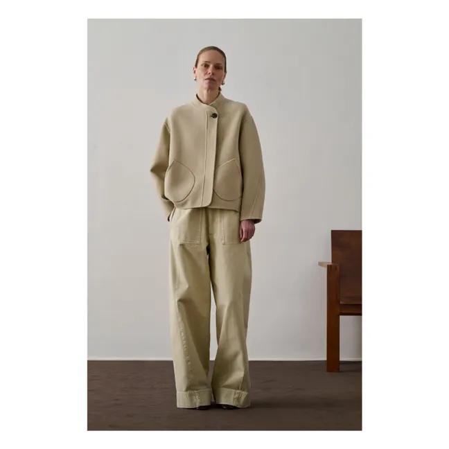 Manteau Windsor Laine | Craie