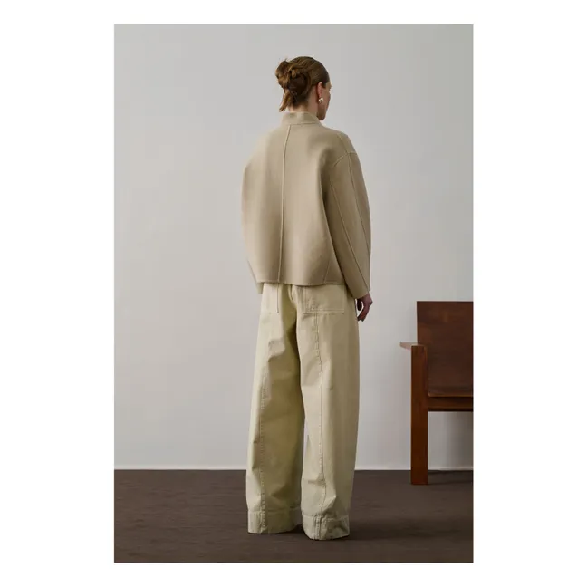 Manteau Windsor Laine | Craie