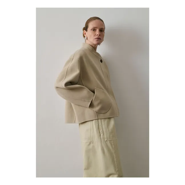 Manteau Windsor Laine | Craie