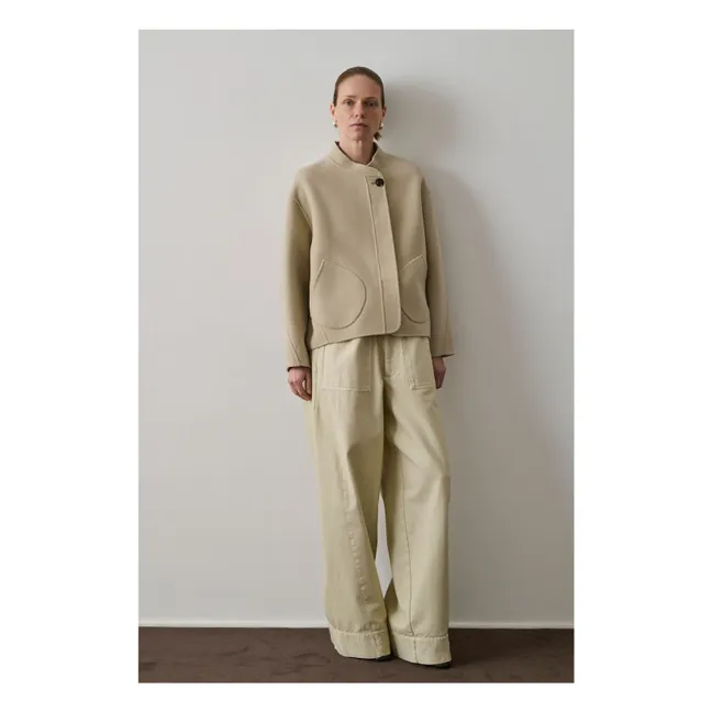 Manteau Windsor Laine | Craie
