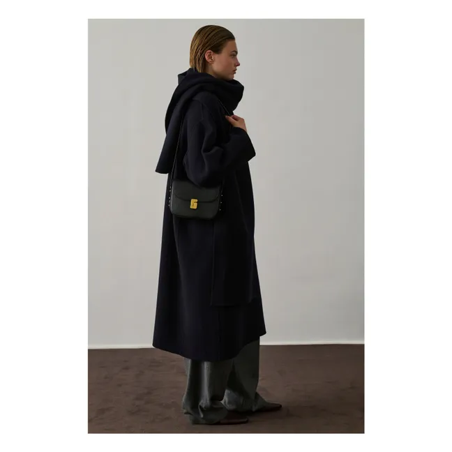 Sac Bellissima Mini Cuir Grainé Embossé Lézard | Noir