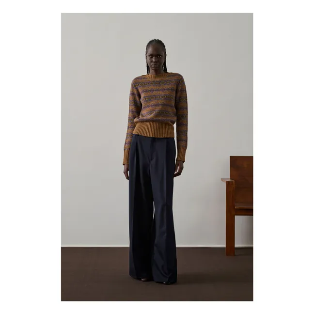 Gipsyj Merino Wool Sweater | Camel