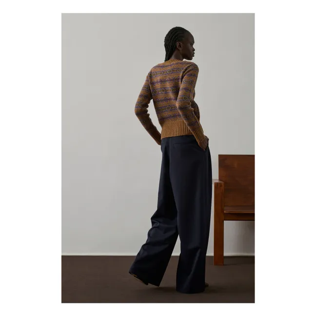 Gipsyj Merino Wool Sweater | Camel