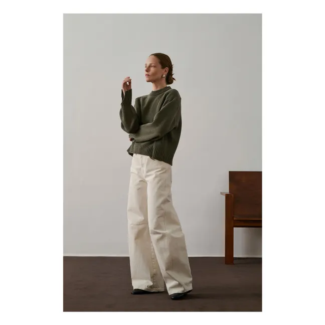 Pull Will Laine Mérinos | Gris chiné