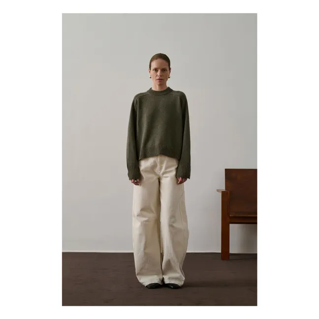 Pull Will Laine Mérinos | Gris chiné