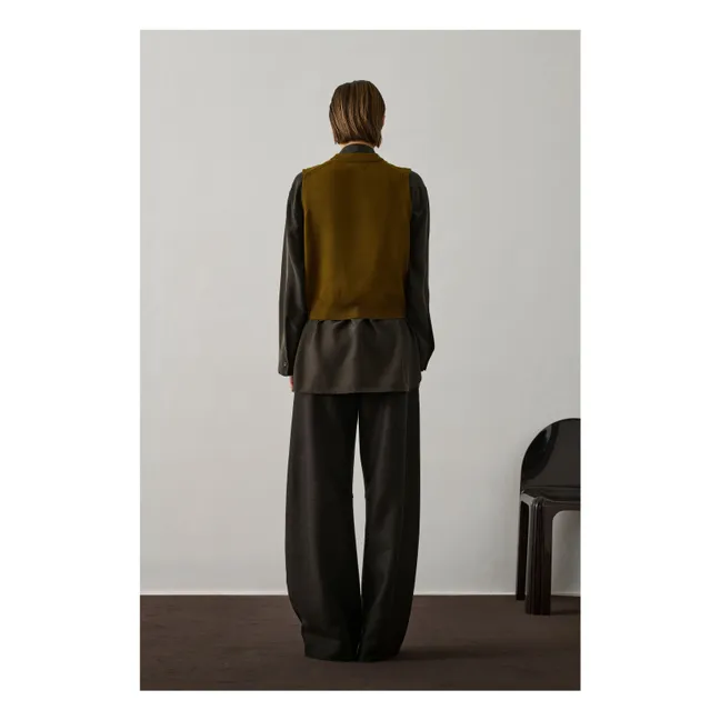 Gilet Sans Manches Chiara Laine Mérinos | Bronze