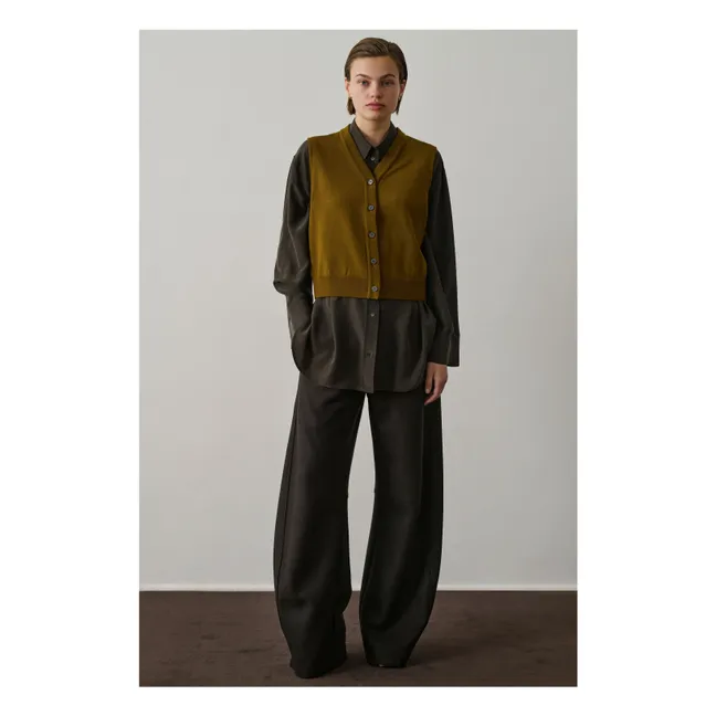 Gilet Sans Manches Chiara Laine Mérinos | Bronze