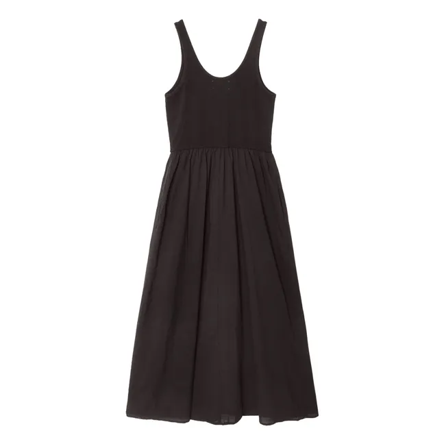 Robe Fenix Popeline de Coton | Noir