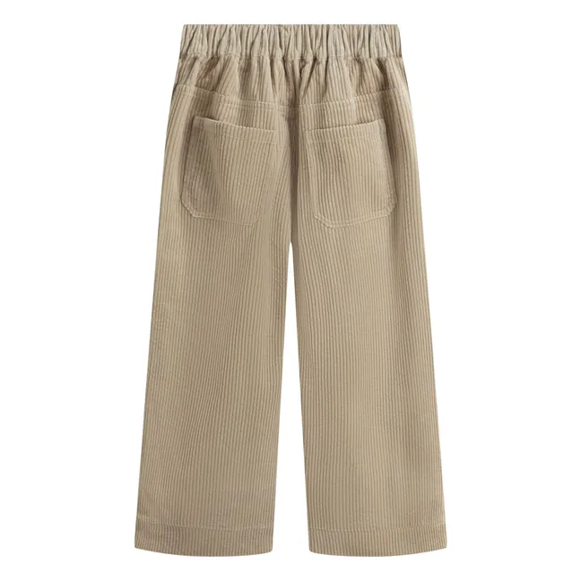 Pantalon Suri Velours Côtelé | Beige