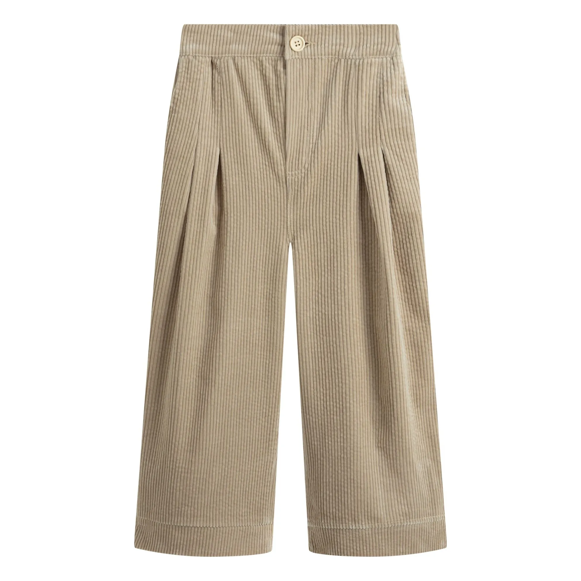 C'era Una Volta Beige Suri Corduroy Pants