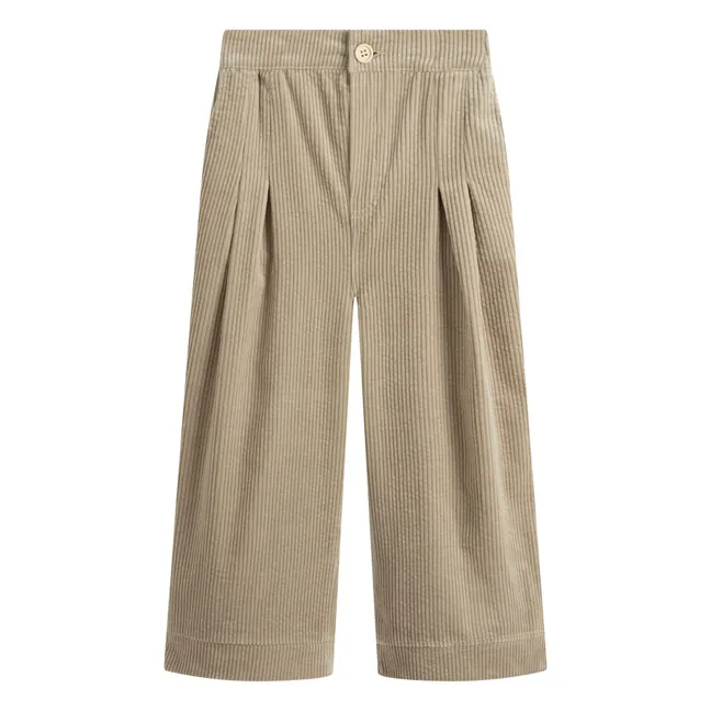 Pantalon Suri Velours Côtelé | Beige