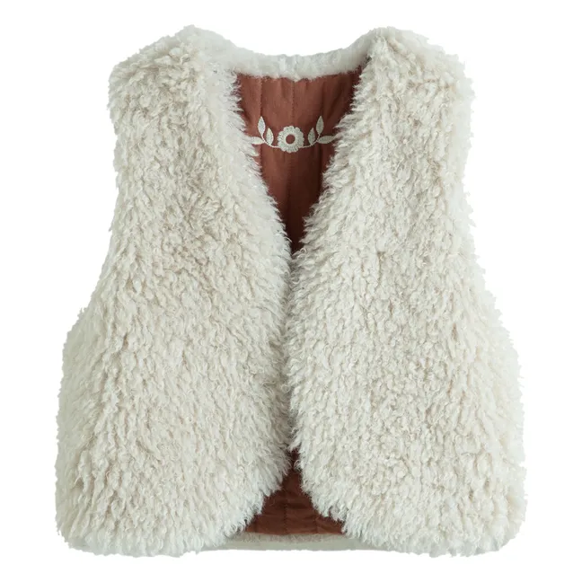 Noemie Reversible Vest | Terracotta