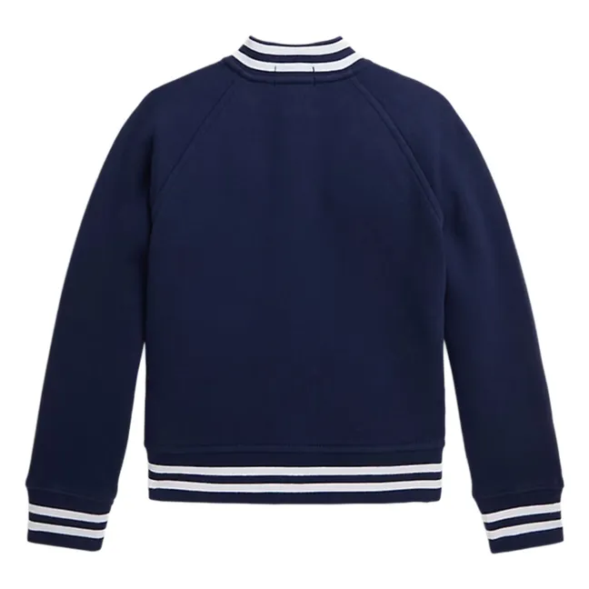 Bomber Molleton | Bleu marine