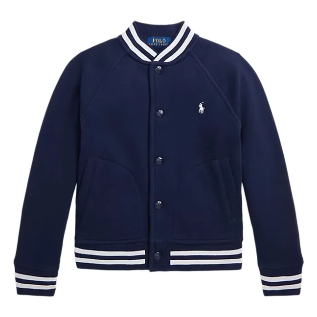 Bomber Molleton | Bleu marine