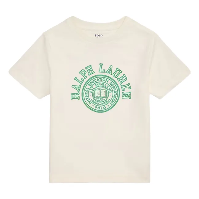 T-shirt Logo Jersey | Beige