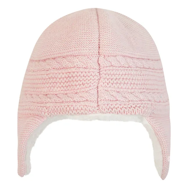 Bonnet Torsades Laine | Rose
