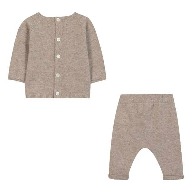 Ensemble Pull et Legging Laine | Grège