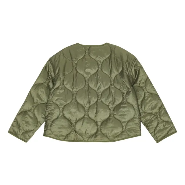 Veste Matelassée Amber Fibres Recyclées | Vert kaki