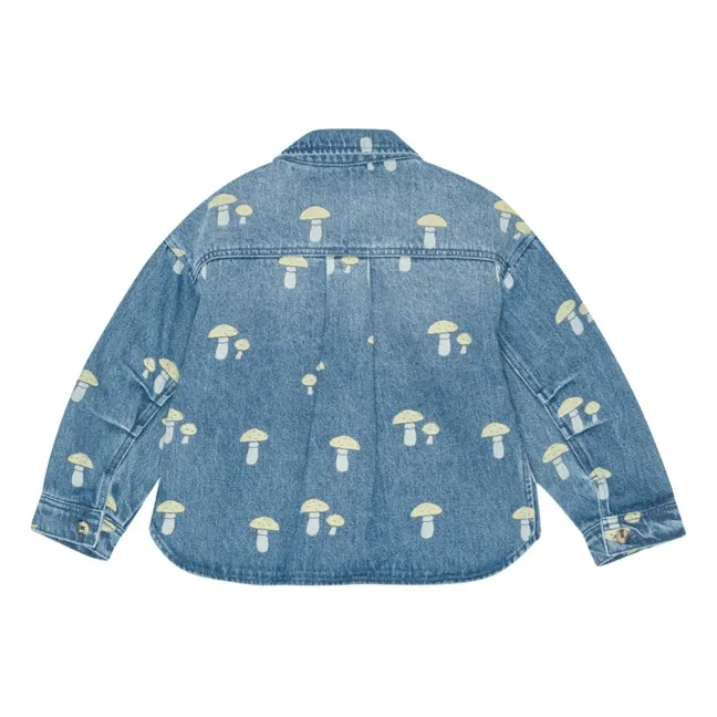 Chemise Nohr Champignons Coton Bio | Denim