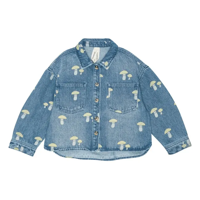 Chemise Nohr Champignons Coton Bio | Denim