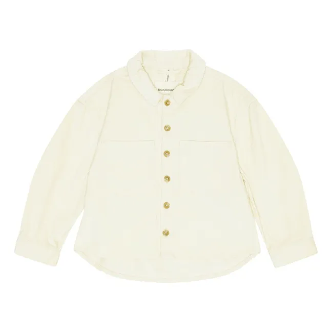 Camisa de pana de algodón orgánico Nohr | Crudo