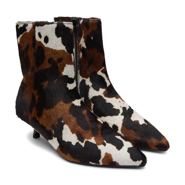 Paula Calfskin Boots | Brown