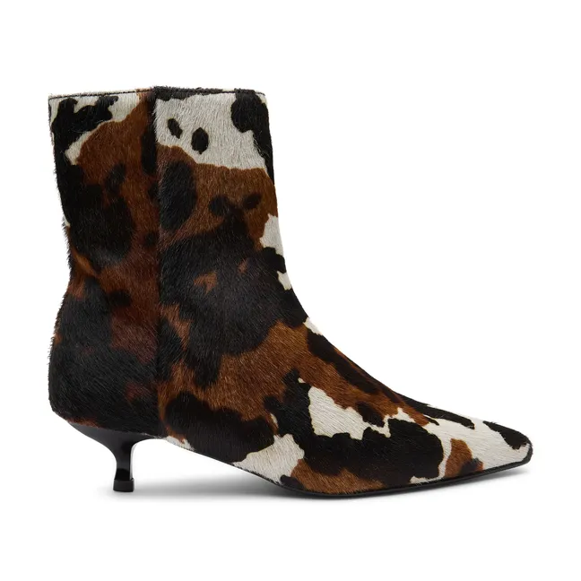 Paula Calfskin Boots | Brown