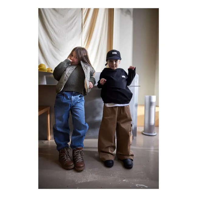 Veste Sans Manches Réversible Molly Fibres Recyclées | Vert kaki