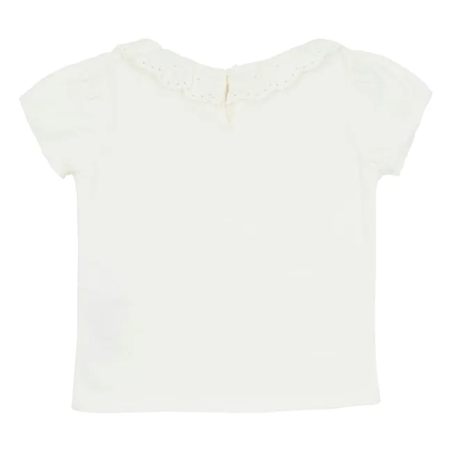 Camiseta de algodón ecológico Irisa | Crudo