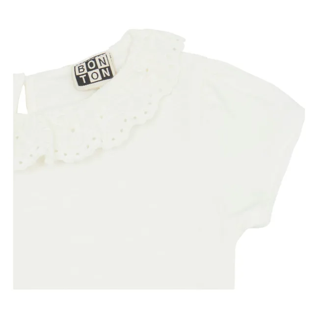 Irisa Organic Cotton T-Shirt | Ecru