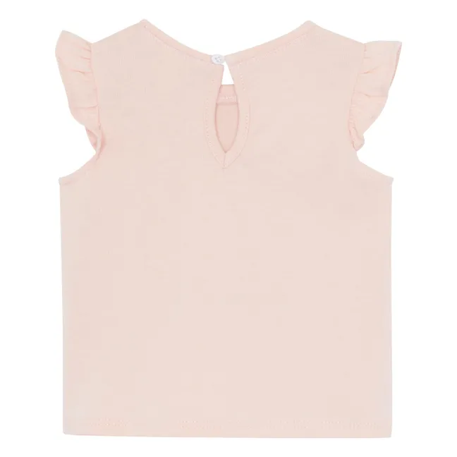 T-Shirt Volants Tika Organic Cotton | Pink