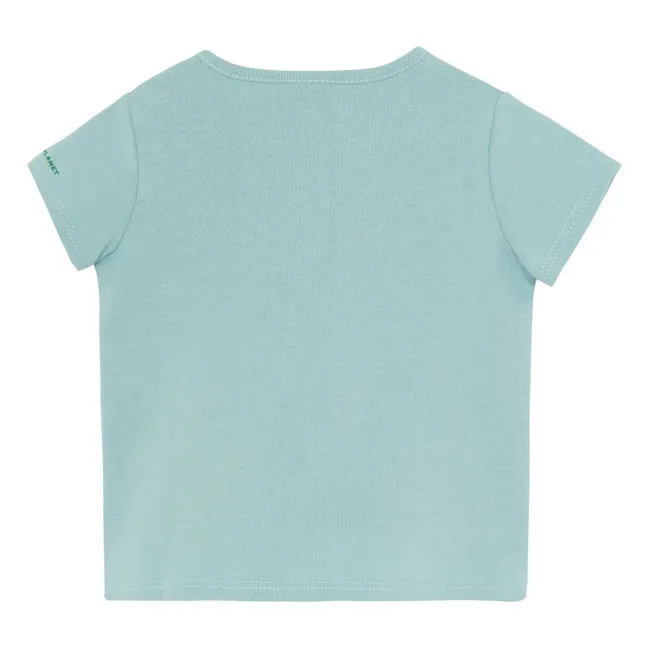 T-Shirt Tuba Bio-Baumwolle | Turquoise