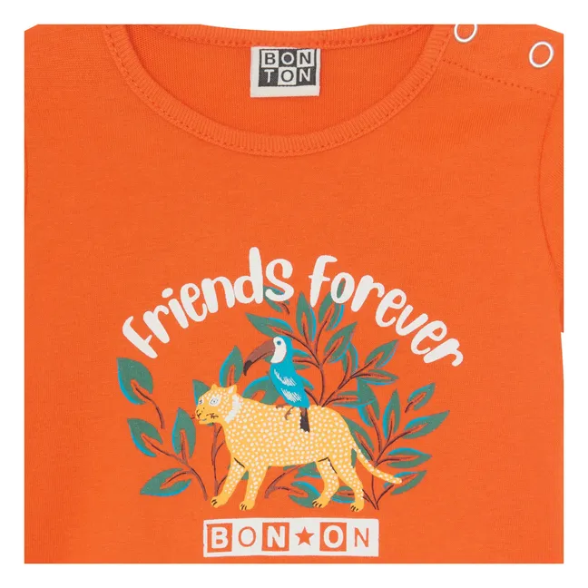 T-Shirt Tuba Bio-Baumwolle | Orange