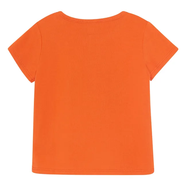 T-Shirt Tuba Coton Bio | Orange