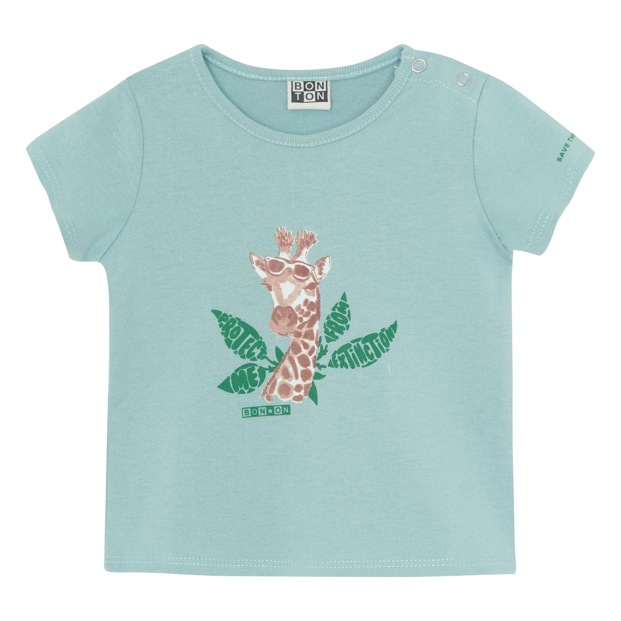 Bonton Turquoise T-Shirt Tuba Organic Cotton