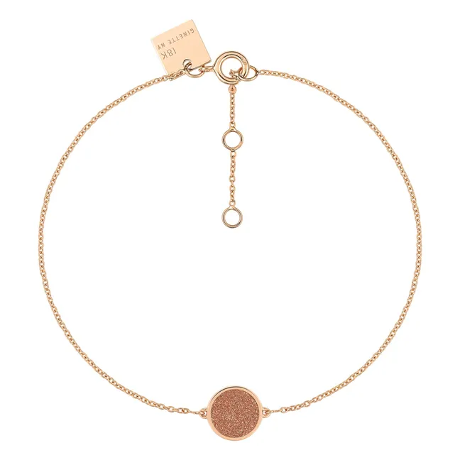 Bracelet Disc Mini Ever | Gold Sandstone