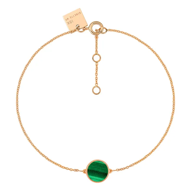 Pulsera Disc Mini Ever | Malachite