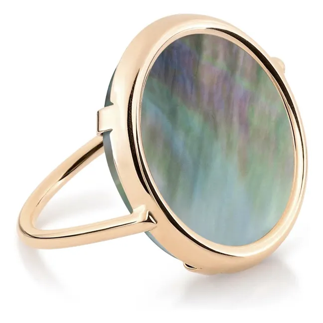 Bague Disc | Noir