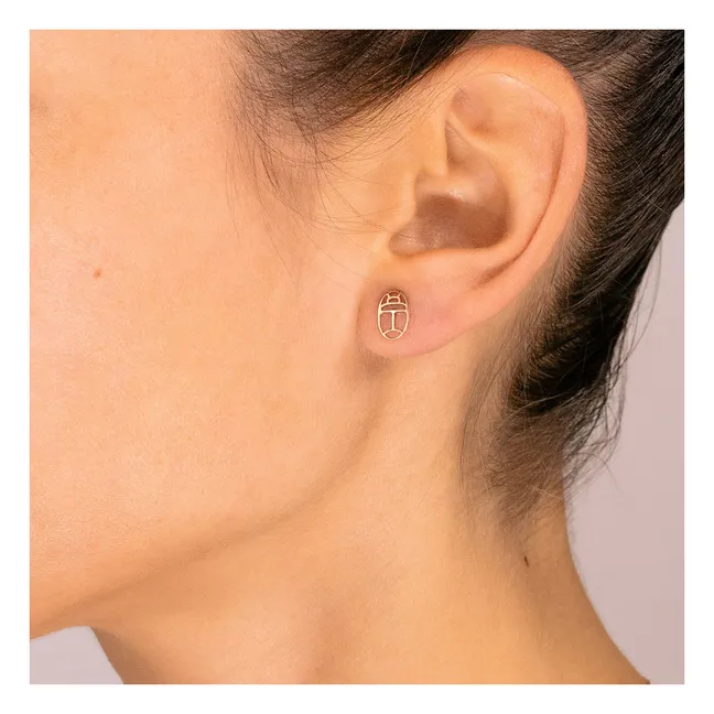 Boucles d'Oreilles Wish | Or rose
