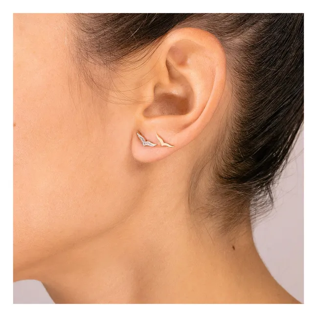 Boucles d'Oreilles Wise | Or rose