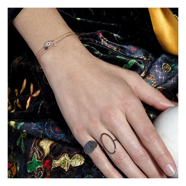 Bracelet Mini Diamond Star | Or rose