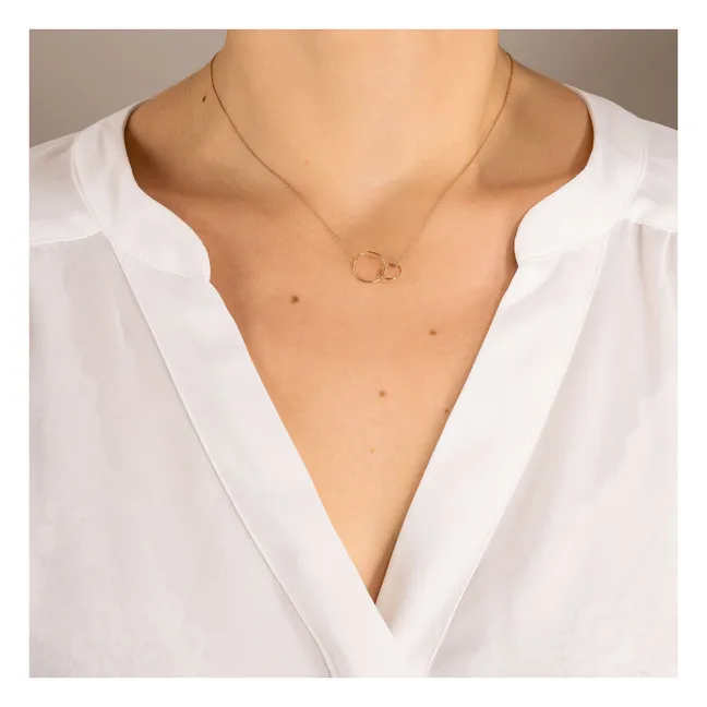 Collier Tiny Fusion | Or rose