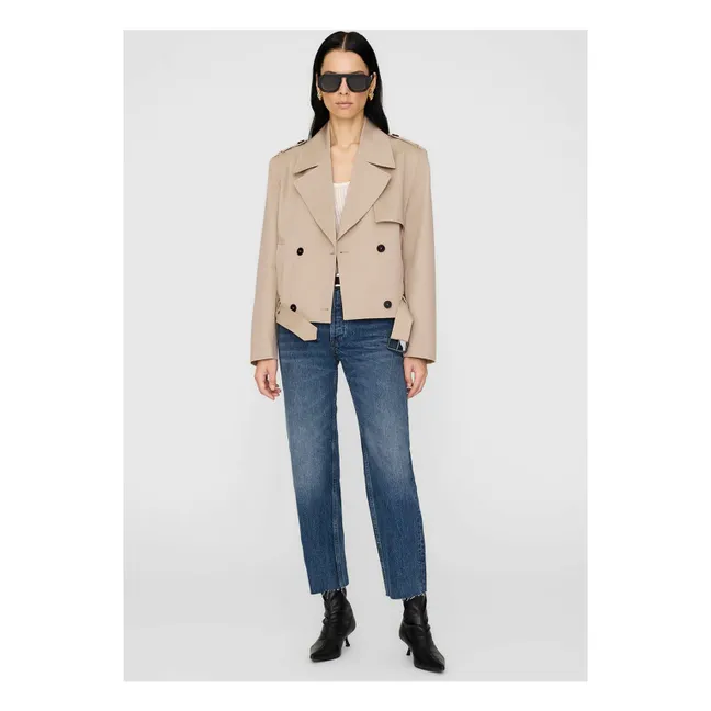 Greer jacket | Taupe brown