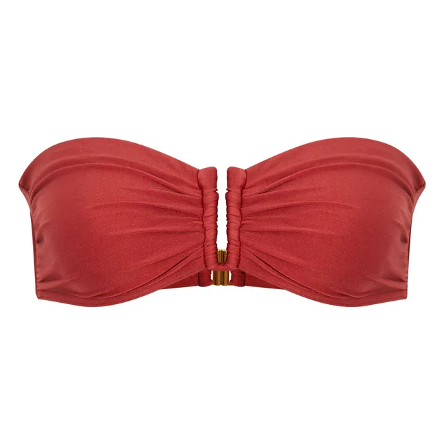 Haut de Maillot Bandeau Blake | Bois de rose