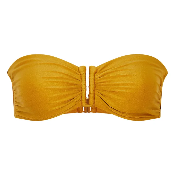 Haut de Maillot Bandeau Blake | Doré- Image produit n°0