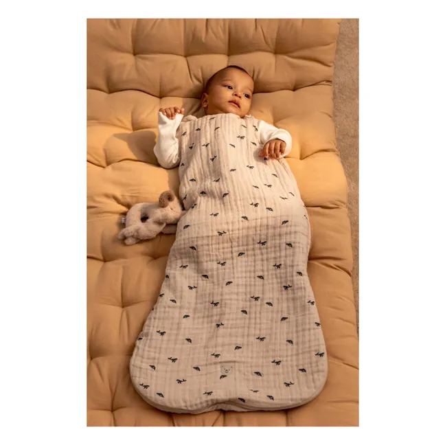 Gigoteuse en coton bio Flora | Mini whale/Sandy